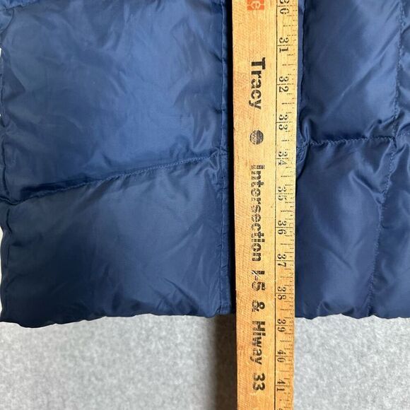 Eddie Bauer down jacket womens 3x parka puffer hooded blue long gorpcore - Picture 5 of 9